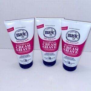 SoftSheen-Carson Men’s 6 oz Magic Razorless Shaving Cream Pack of 3